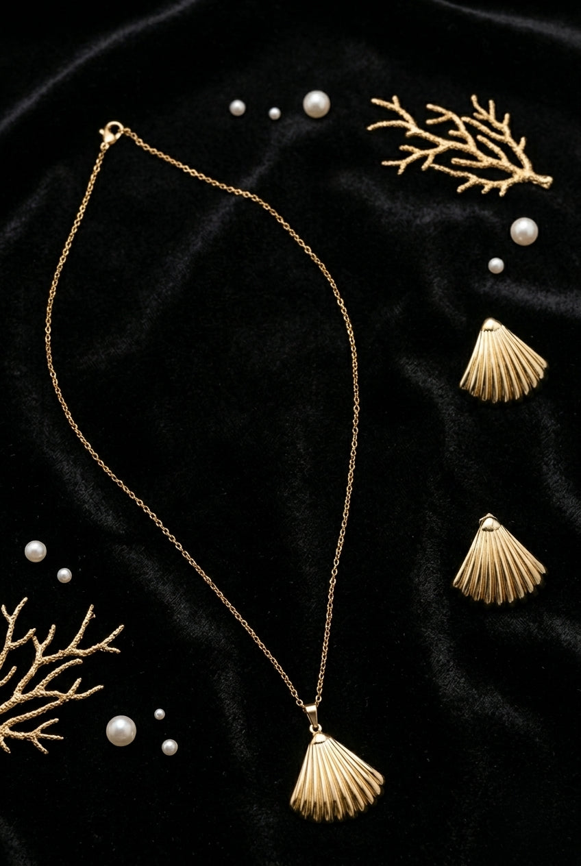Evening wear, professional sophistication Golden Pendant